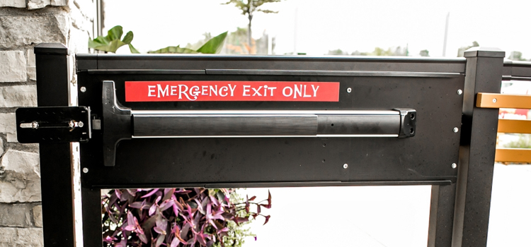 emergency push bar installation in Winter Springs